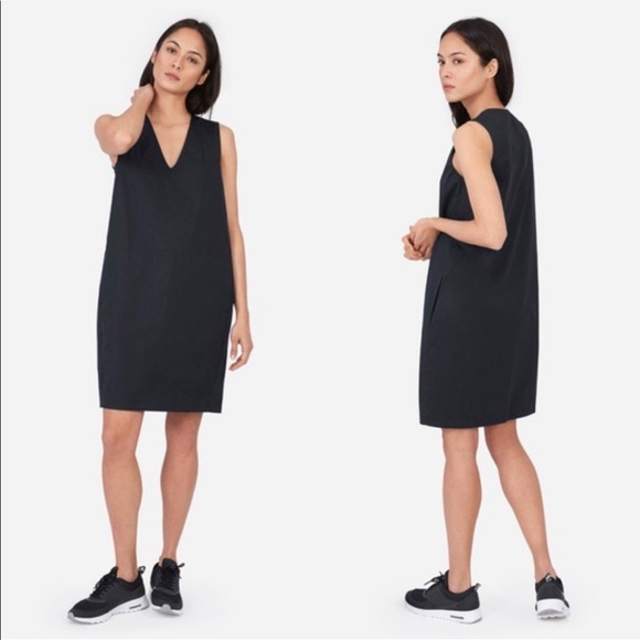 Everlane Dresses & Skirts - Everlane The Cotton Poplin V-Neck Tank Dress